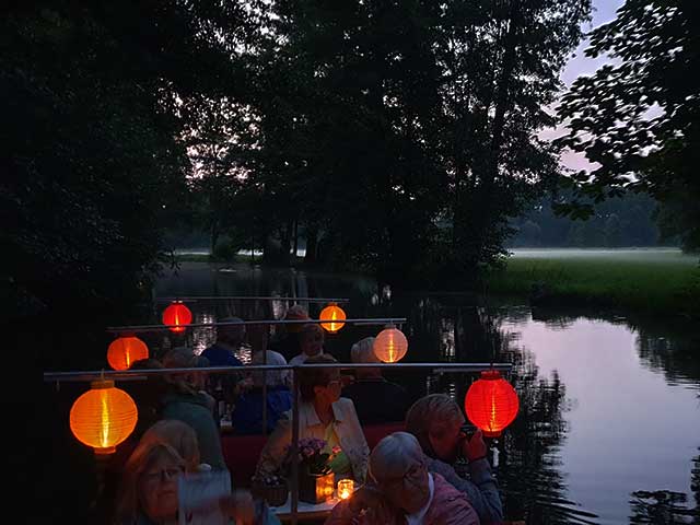 Kahnfahrt Sonnenuntergang